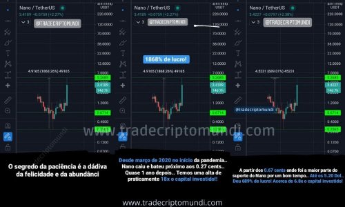 Dica do dia - Olha a diferença de lucros entre altcoins e bitcoin - Trade Cripto Mundi